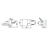 ESH-611-R-Brass Self-Rising Hinges