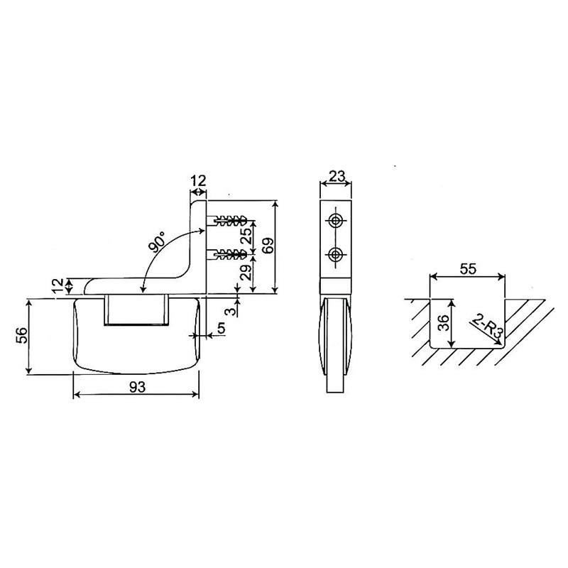 ESH-500D-Pivot Door Series