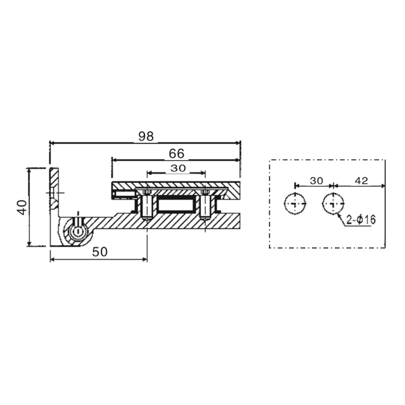 ESH-723-Shower Door Hinges