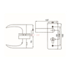GHL-003S-Glass Door Locks