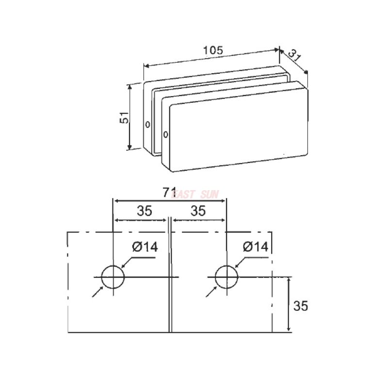 PME-300-Patch Fitting