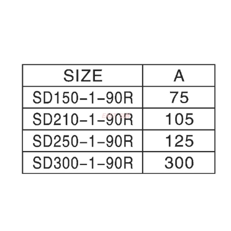 SD-150-1-90R-Spider Fitting