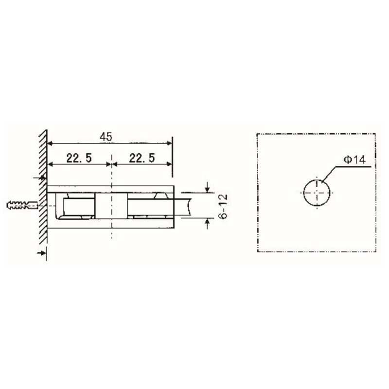 GBF-811-Glass Clamps