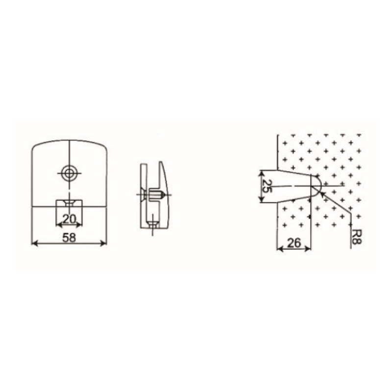 GBF-851S-Glass Clamps