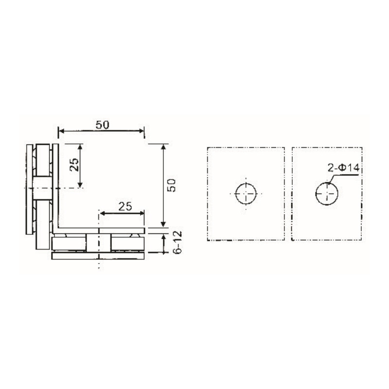 GBF-842-Glass Clamps