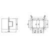 ESH-203B Shower Door Hinges
