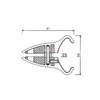 PD-004-Shower Door Handles