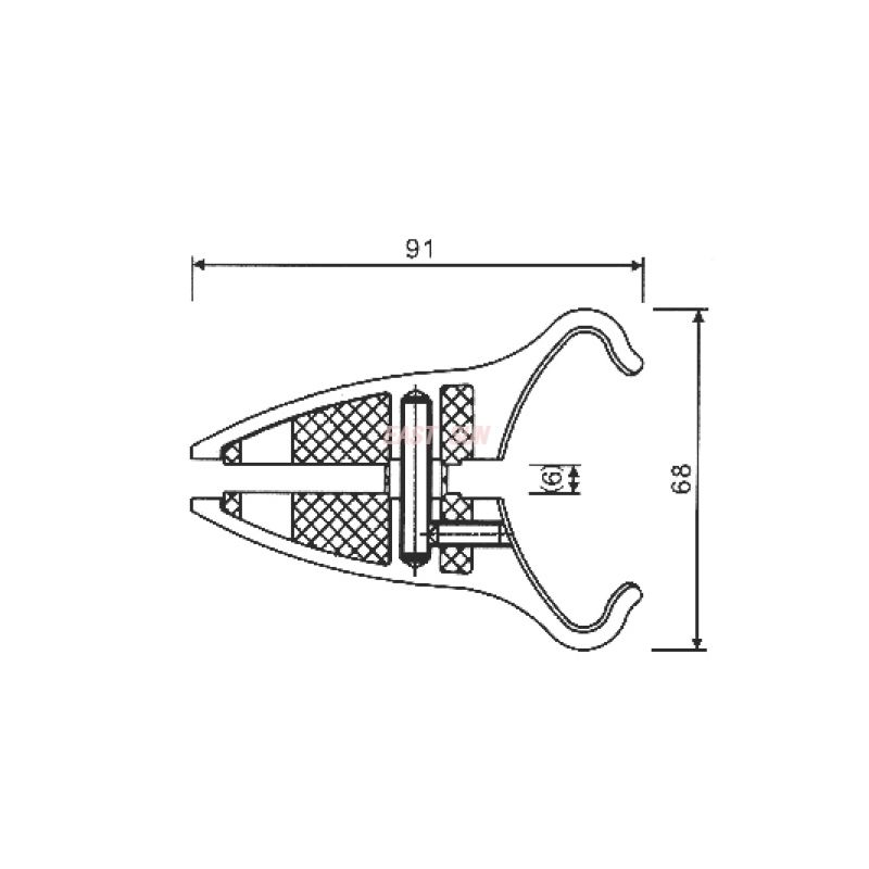 PD-004-Shower Door Handles