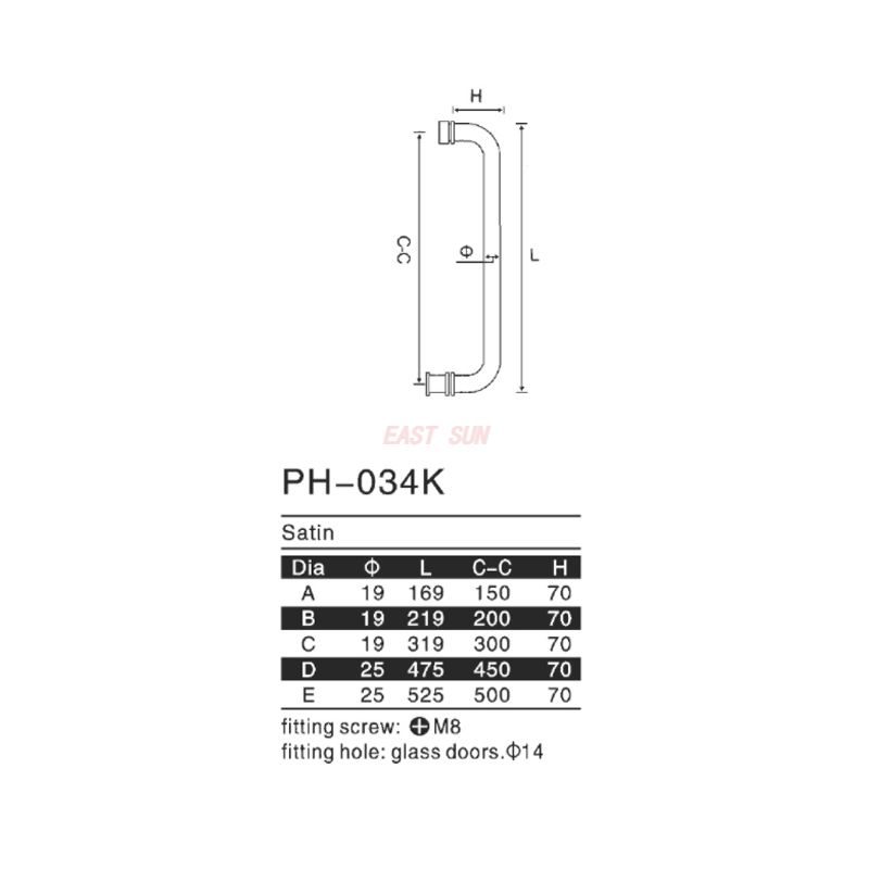 PH-034K-Pull Handles