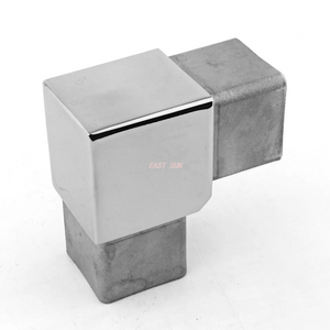 Mirror Adjustable Brass Flexible Pipe Coupling Corner Stainless Steel Square Pipe Connector