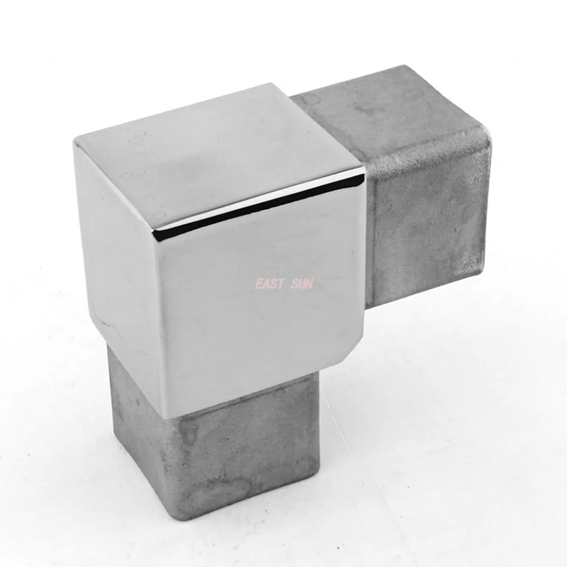 Mirror Adjustable Brass Flexible Pipe Coupling Corner Stainless Steel Square Pipe Connector