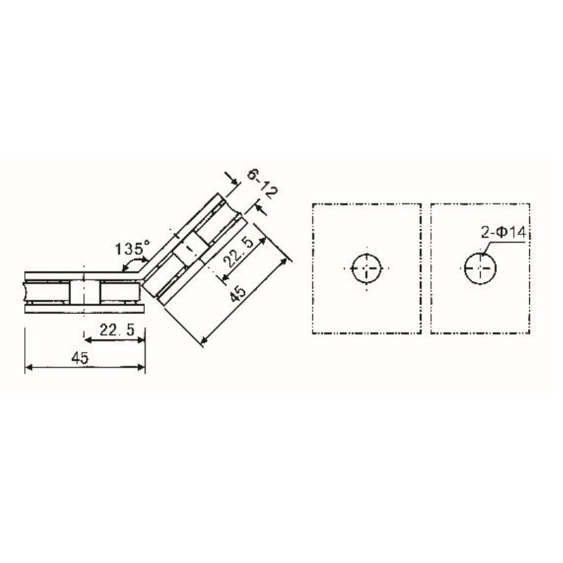 GBF-814-Glass Clamps