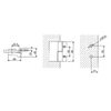 RSH-103-R-Brass Self-Rising Hinges