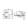 RSH-201R-Brass Self-Rising Hinges