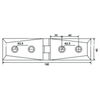 OPR-203-Shower Door Hinges