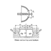 ESH-524-Shower Door Hinges