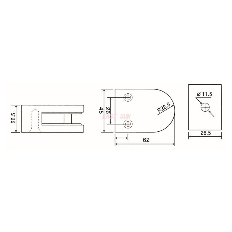 GBF-001F-Handrail Fittings