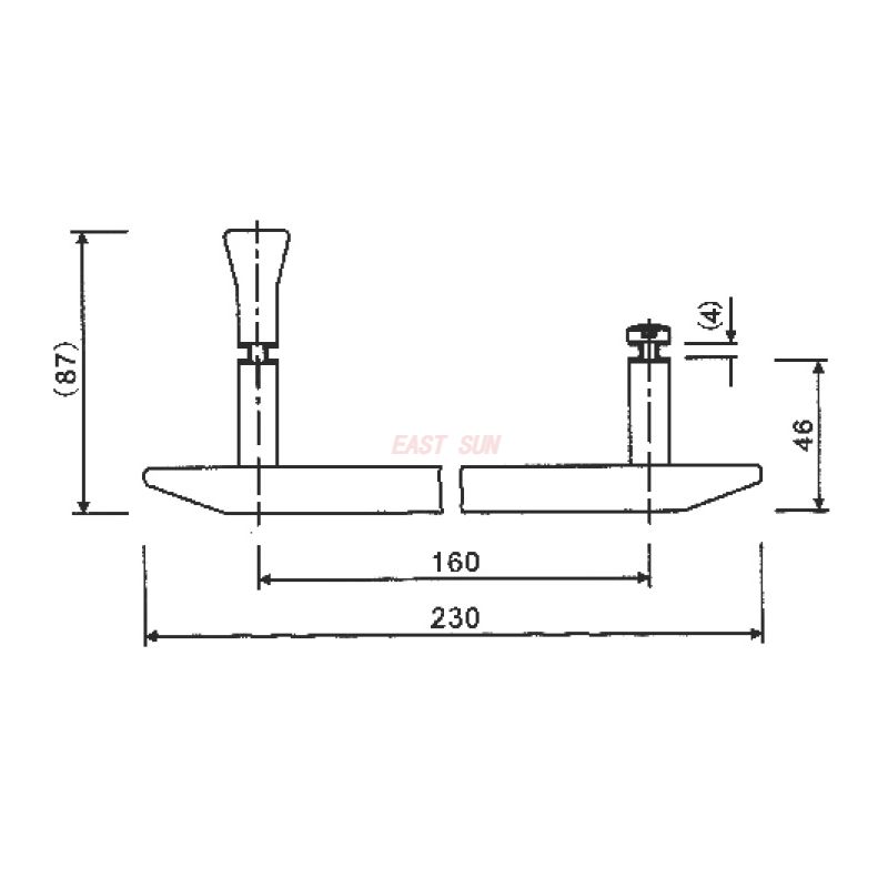 PD-005-Shower Door Handles
