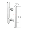 PD-001-Shower Door Handles