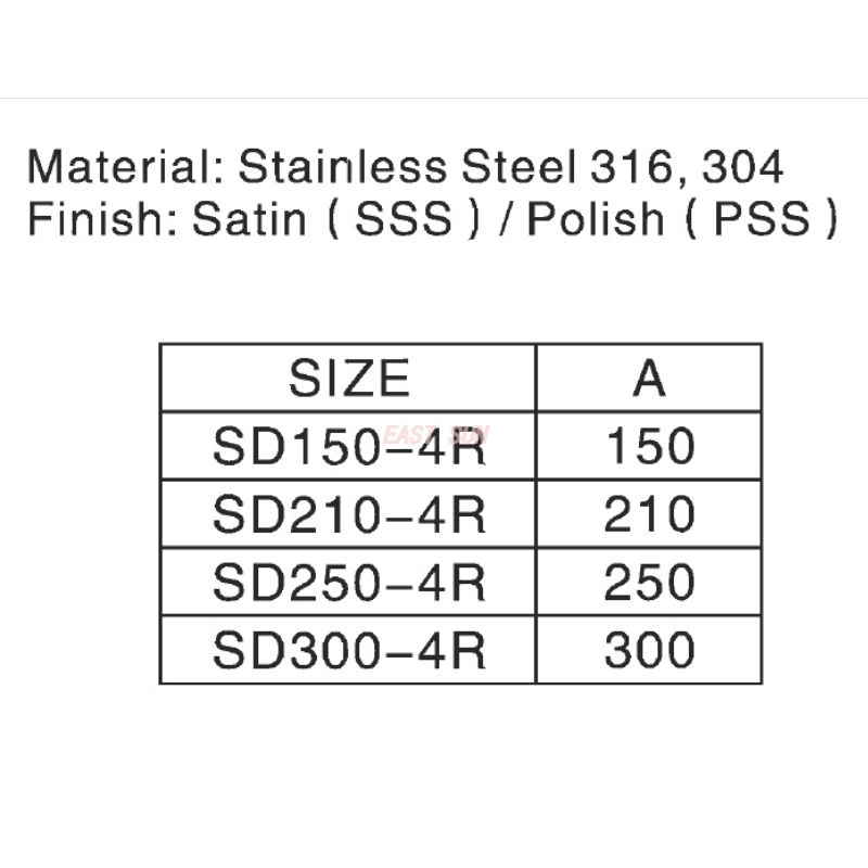 SD-150-4R-Spider Fitting