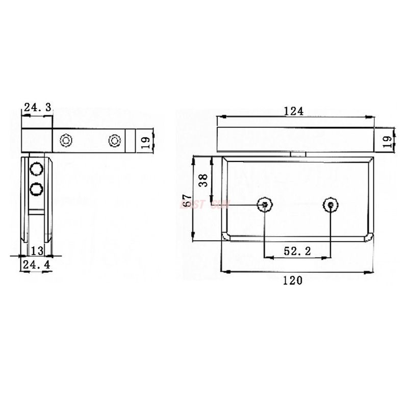 glass door shower hinges