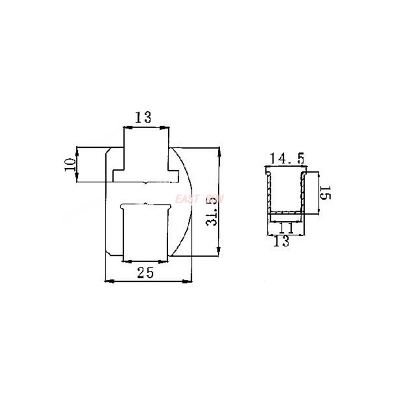 glass mounting brackets