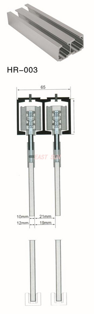 Sliding Systems Office Sliding Door Aluminum Track HR-003