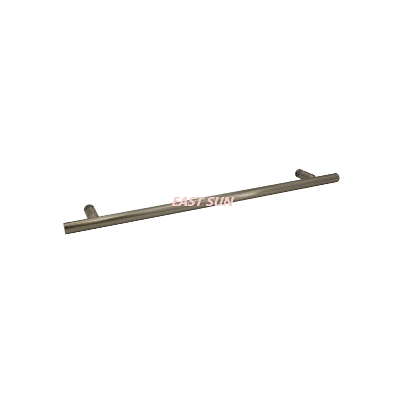 Polished Stainless Straight 18" Round Grab Bar