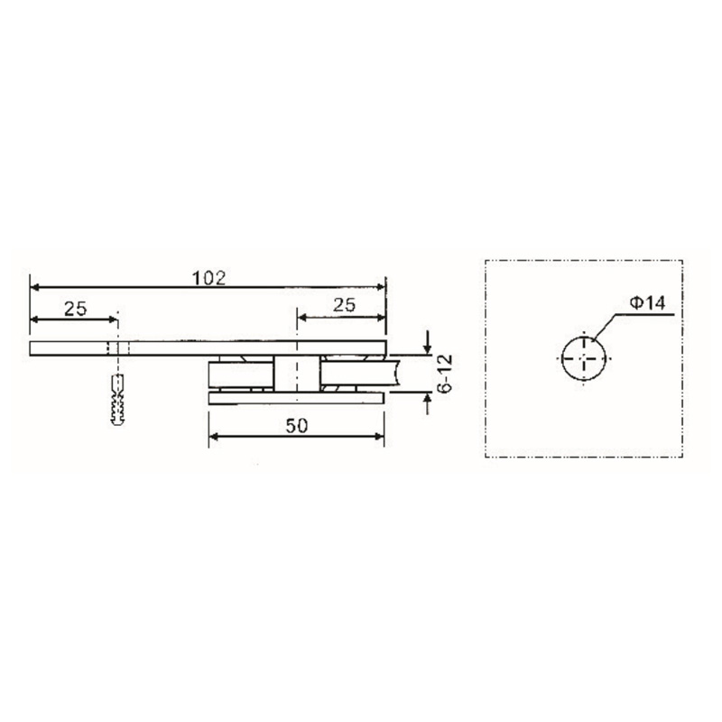 GBF-846-Glass Clamps