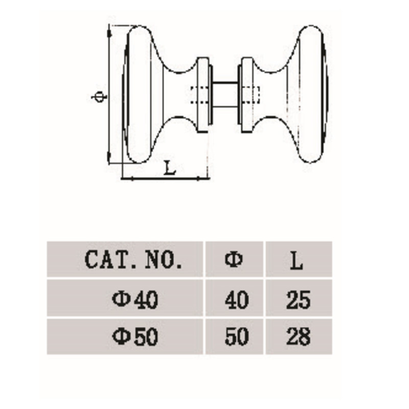 GDK-1001-1- Shower Door Knob