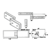 ASH-507-Adjustable Shower Hinges