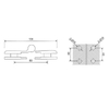 ESH-709-Shower Door Hinges