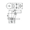 ESH-748-Shower Door Hinges