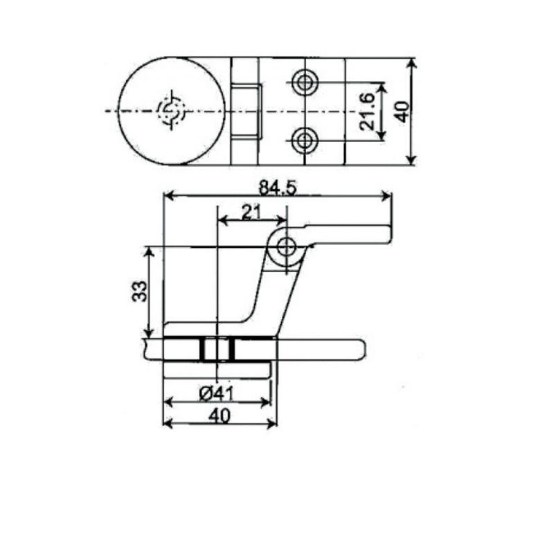 ESH-748-Shower Door Hinges