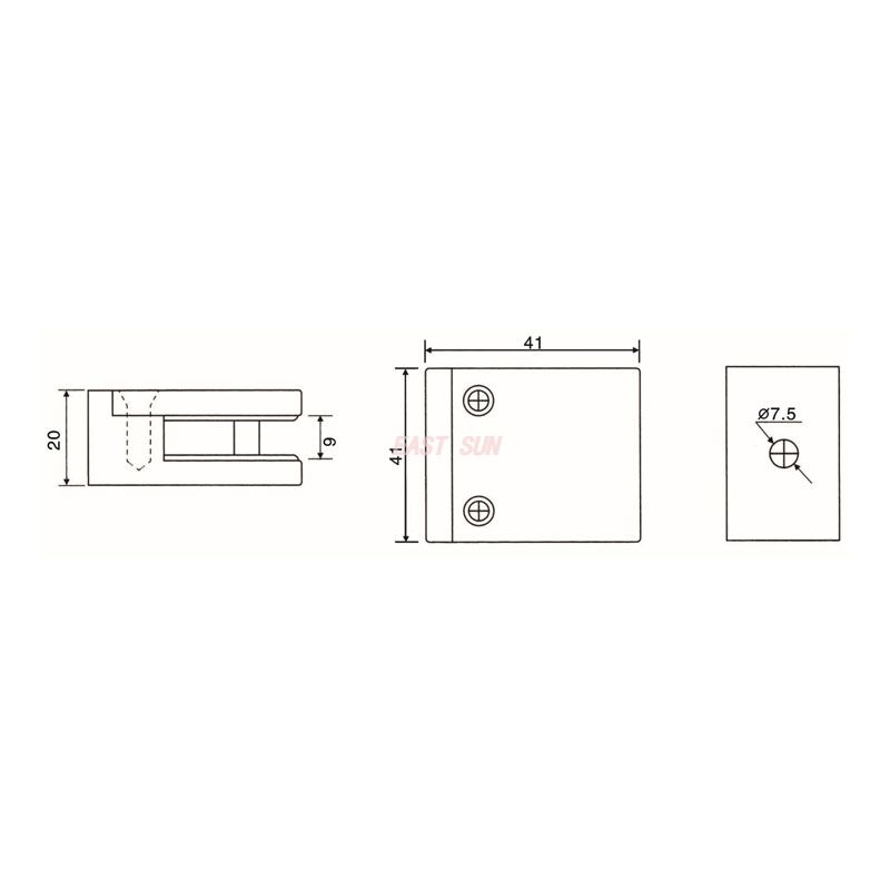 GBF-003FS-Handrail Fittings