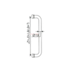 PH-034-Shower Door Handles