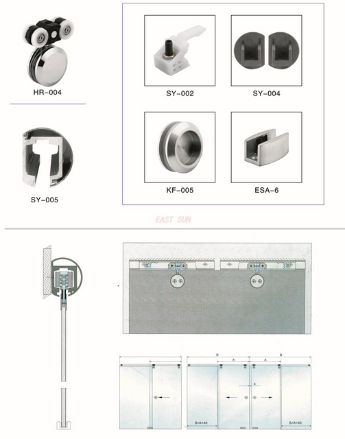 Sliding Systems Office Sliding Door HR-004 SET