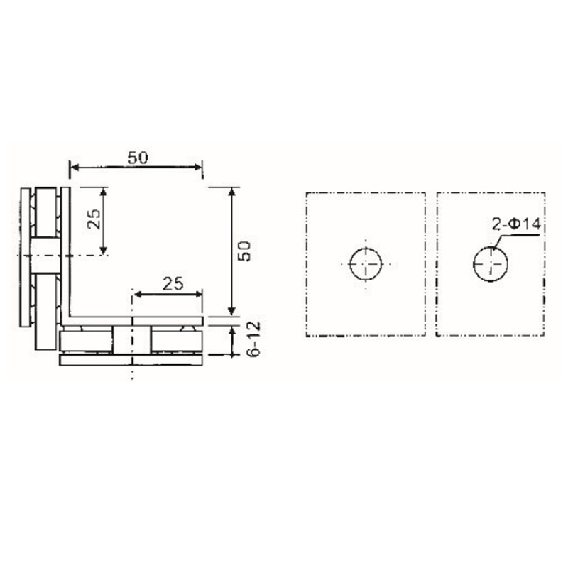 GBF-832-Glass Clamps