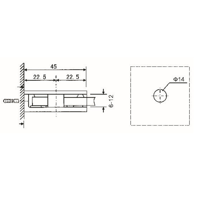 GBF-821S-Glass Clamps