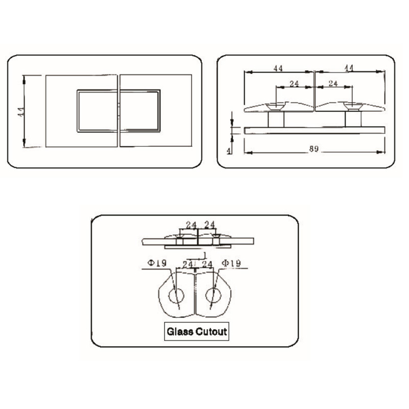 GBF-4005-Glass Clamps