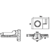 FSH-101-Folding Shower Hinges