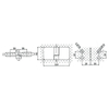 ESH-612-R-Brass Self-Rising Hinges