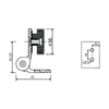ESH-765-Shower Door Hinges