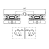 ESH-725-Shower Door Hinges