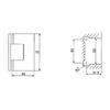 ESH-411-Shower Door Hinges