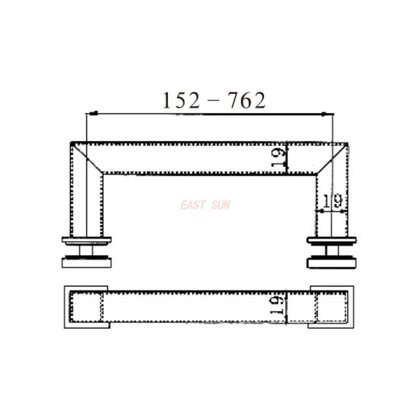 PH-062S-Shower Door Handles