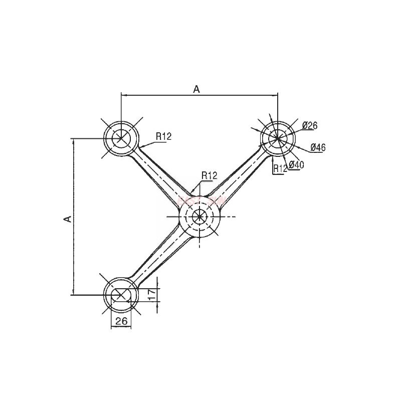 SD-204-3-Spider Fitting