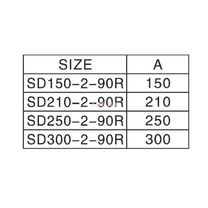 SD-150-2-90R-Spider Fitting