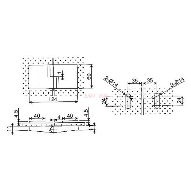 glass to glass shower door hinges
