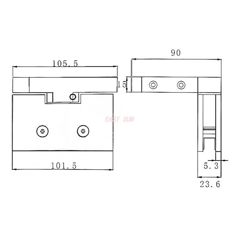 cabinet hinges for glass doors